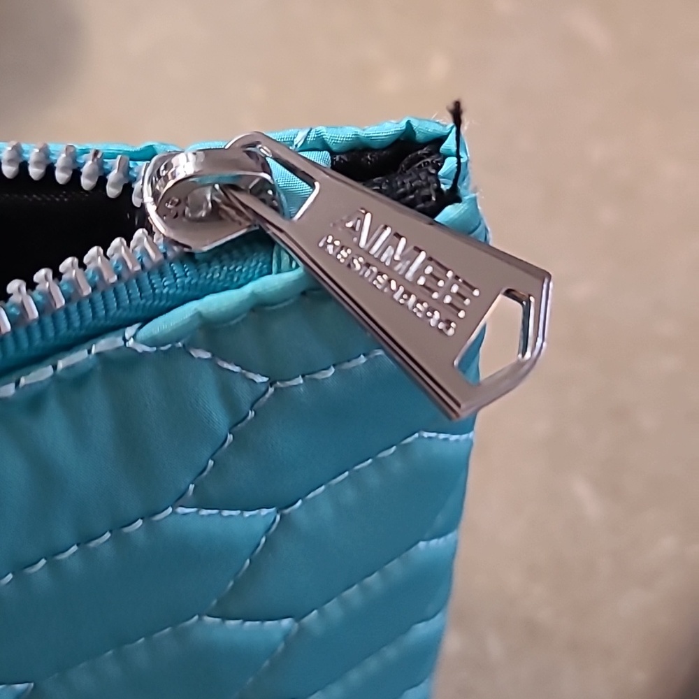 NEW! Aimee Kestenberg Mara Satchel. Blue Ombre Diamond Pattern. 9x11. - Picture 5 of 7